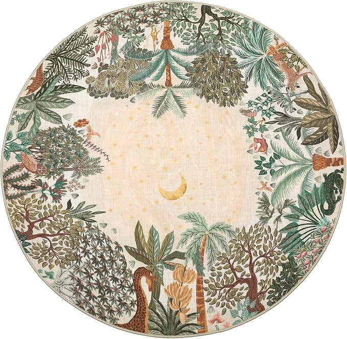 GarveeHome Round Area Rugs 6ft for Bedroom - Image 8
