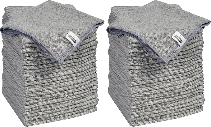 Rubbermaid Microfiber Cloth Towels 14"x14" Non-Scratch Reusable/Washable by Rubbermaid