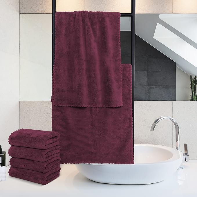 MOONQUEEN 6 Pack Premium Hand Towels - Image 3