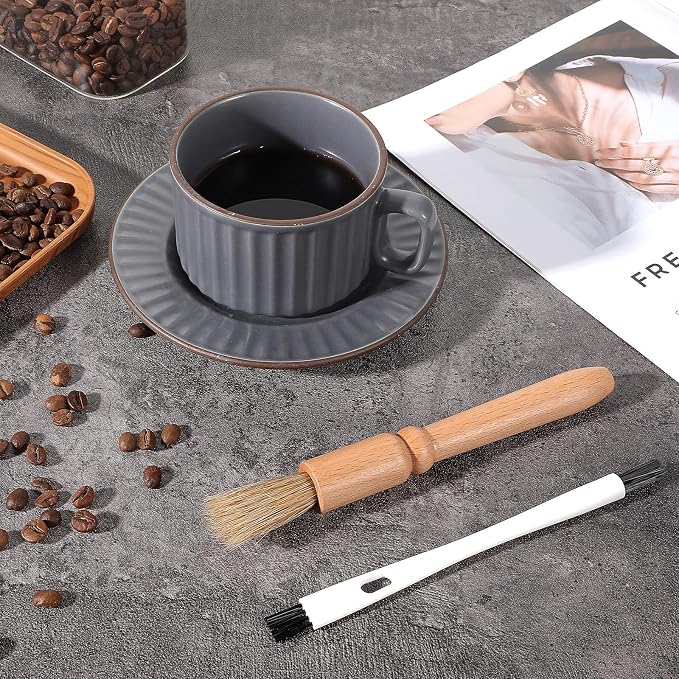 2 Pcs Coffee Grinder Brush, Espresso Brush Machine Brushes Cleaner Tool - Image 4