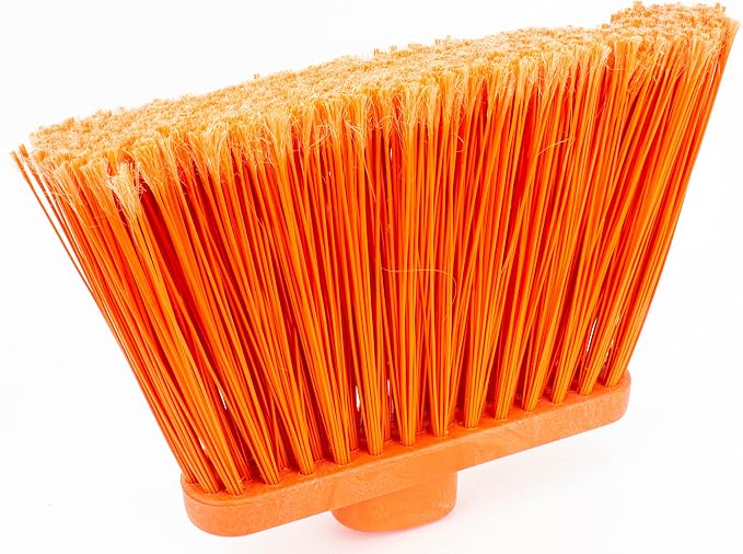 SPARTA 41082EC24 Plastic Color Coded Broom, Flagged Bristles, Long Broom by SPARTA