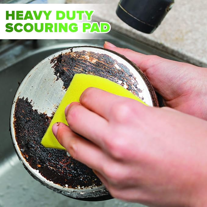 Heavy Duty Scrub Sponges by SCRUBIT – Kitchen Dish, Sink and Bathroom Cleaning - Image 8