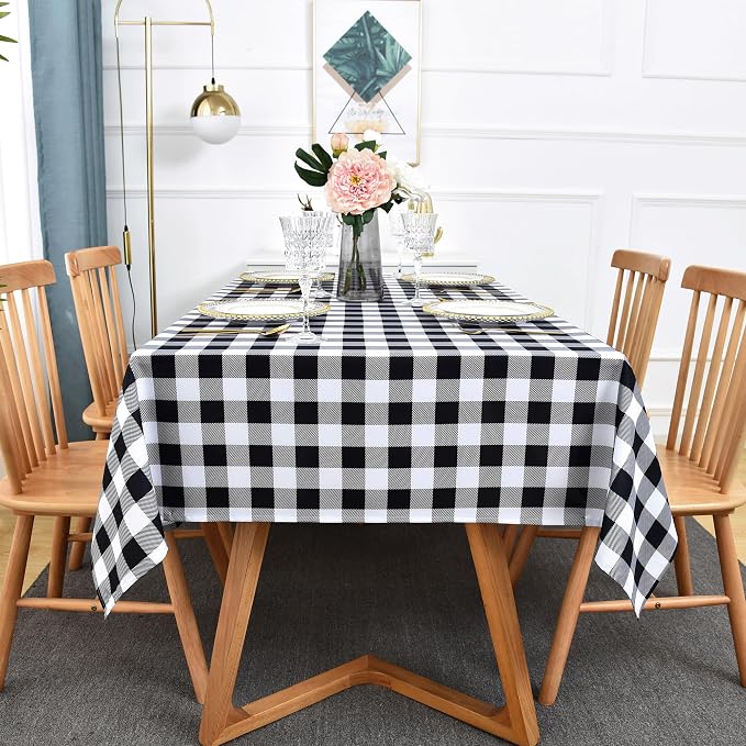Waterproof Plaid Tablecloth Fabric - Image 9