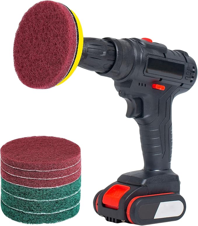 SCRUBIT Drill Brush Power Scouring Pads - Image 8