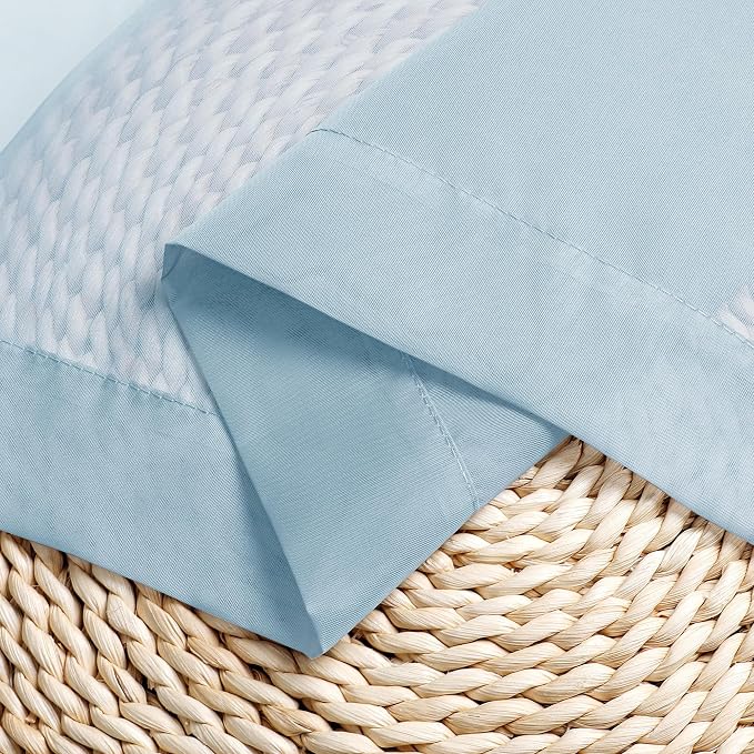Chyhomenyc Light Blue Sheer Valances - Image 7