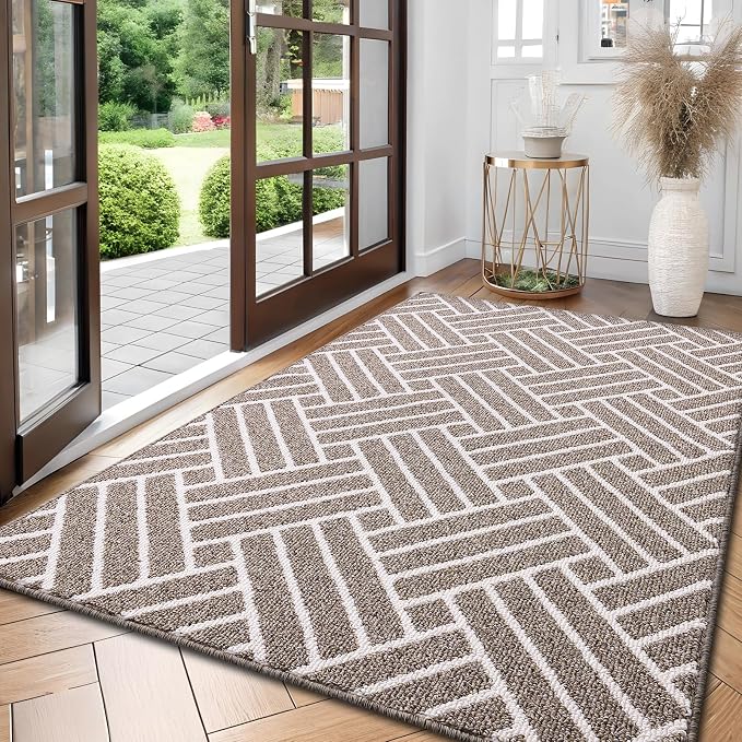 OLANLY Large Indoor Door Mat, 59x35 Inch, Dirt Resistant and Absorbent by OLANLY