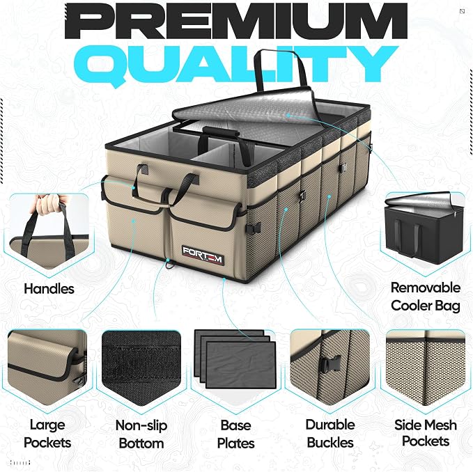 FORTEM Trunk Organizer with Cooler - Image 2