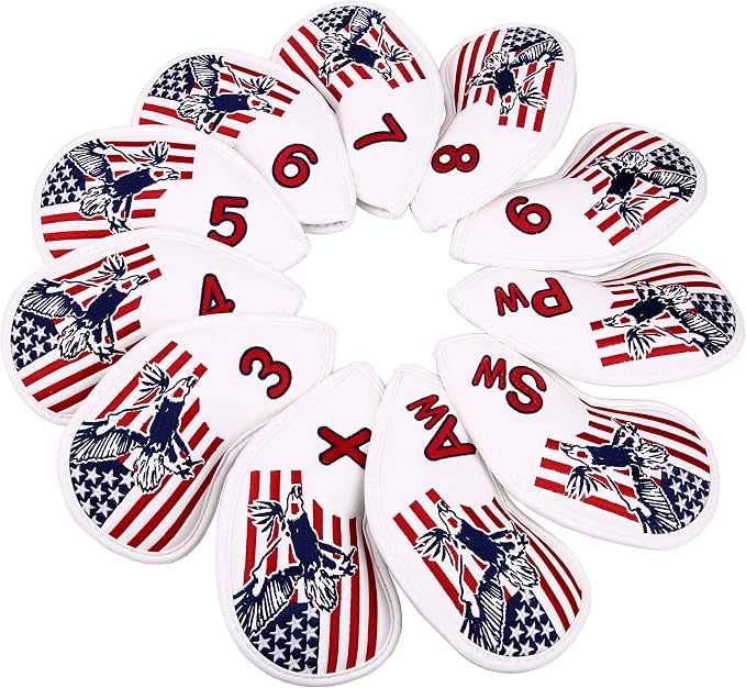 USA Flag and Eagle Golf Driver/Fairway Wood/Hybrid/Iron/Mallet Putter/Blade by Unknown