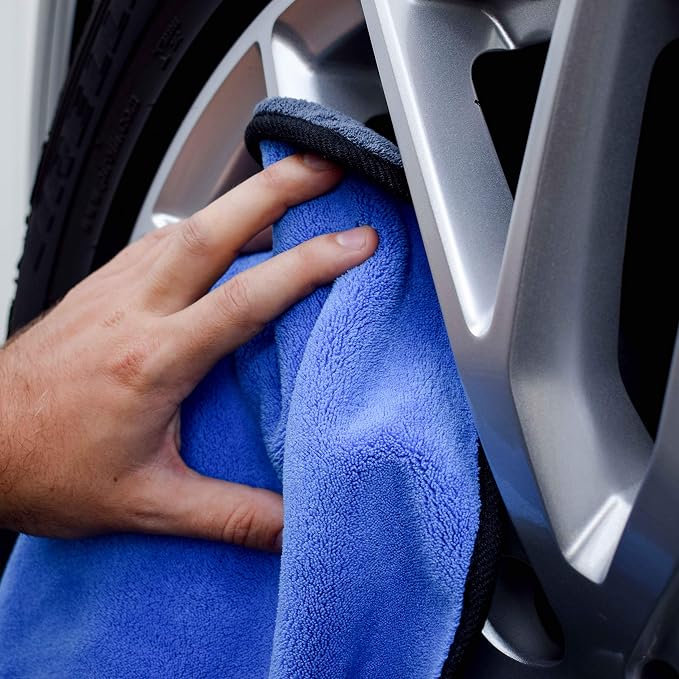 Microfiber Towels for Cars 3 Pieces 500 GSM polishing Cleaning Home, car and - Image 4