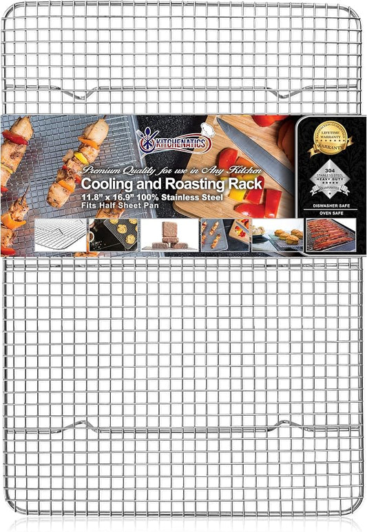 KITCHENATICS Half Sheet Cooling Racks by KITCHENATICS