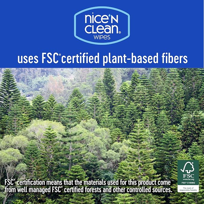 Nice 'N CLEAN Extra Large Flushable Wipes | 40% Larger Wipes | 6.8" x 7.5" - Image 6
