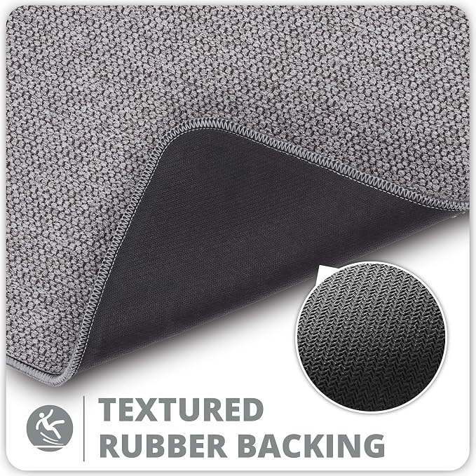 Bath Mat, Ultra Thin Bathroom Runner Rugs, Large Bath Mats - Image 4