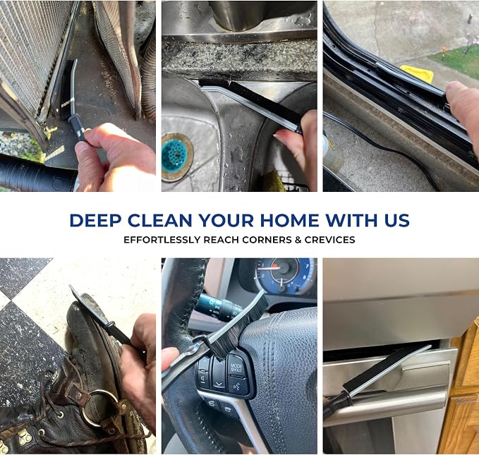 Dryer Lint Brush Vent Trap Cleaner Plus 5PCS Crevice Gap Cleaning Brushes - Image 5