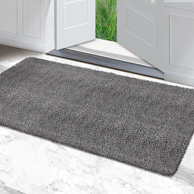 Premium Microfiber Indoor Door Mat – 36"x72" Washable Entry Mat, Waterproof by RugMast