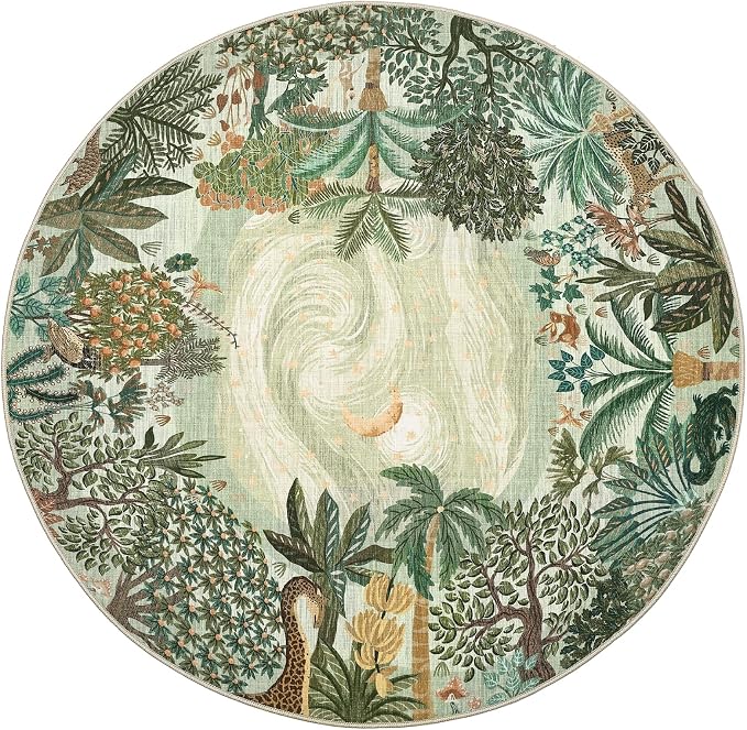 GarveeHome Round Area Rugs 5ft for Bedroom - Image 8