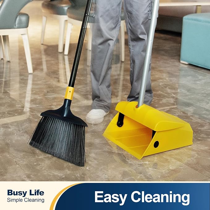 Yocada Commercial Dustpan with Windproof Cover Outdoor Indoor - Image 4