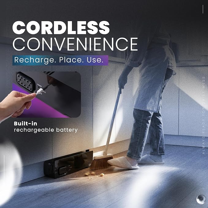 Teko Under-Counter Toe Kick Automatic Vacuum System, Cordless Strong-Suction - Image 5