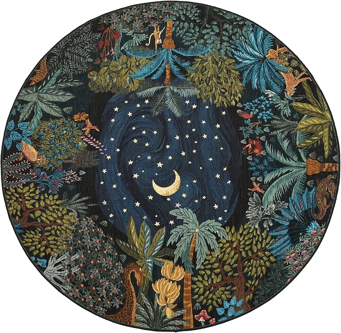 GarveeHome Round Area Rugs 5ft for Bedroom - Image 8