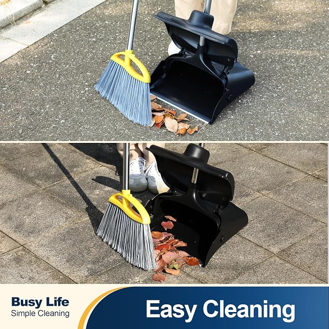 Yocada Commercial Dustpan with Wheels and Windproof Cover Indoor&Outdoor - Image 6