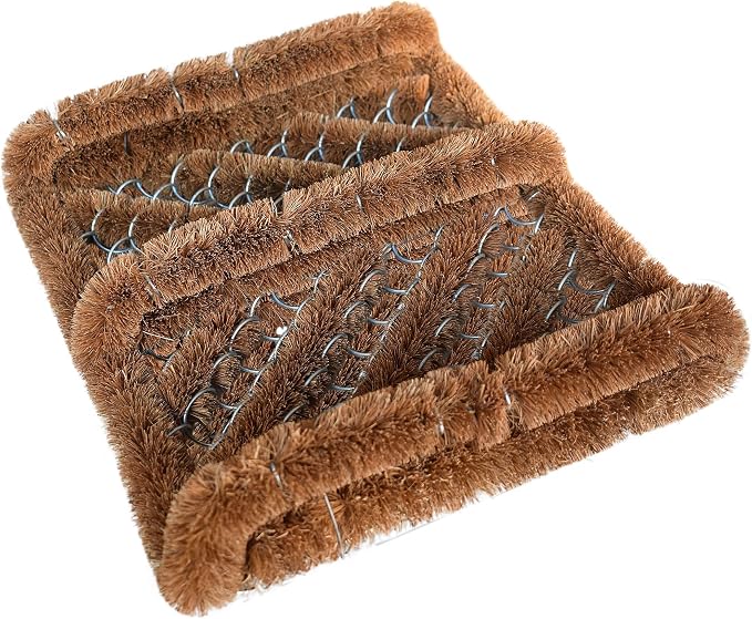 NINAMAR Natural Coir Boot Scraper Door Mat by NINAMAR