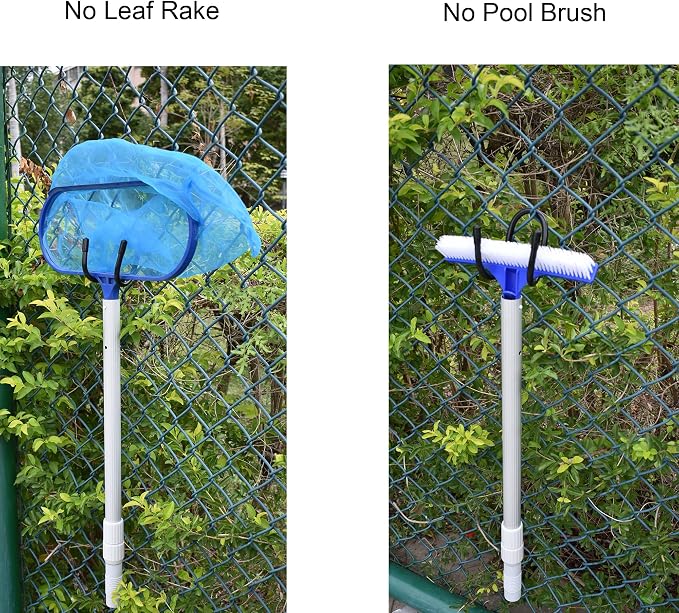 YYST Pool Tool Organizer Holder Pool Cleaning Accessory Organizer Holder Rack - Image 5