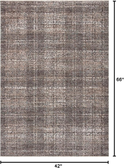 Loloi Angela Rose Ember Collection EMB-05 Graphite/Multi 3'-6" x 5'-6" Accent Rug