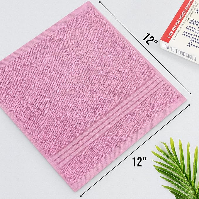 Utopia Towels Wash Cloths Set, 12 by 12 Inches, 100% Cotton Ring Spun, Highly - Image 3