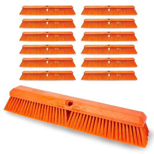 SPARTA 41891EC24 Omni Sweep Plastic Push Broom Head, Heavy Duty, Industrial by SPARTA