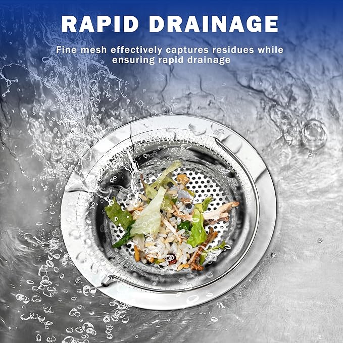 2 Pack Kitchen Sink Drain Strainer - Image 3