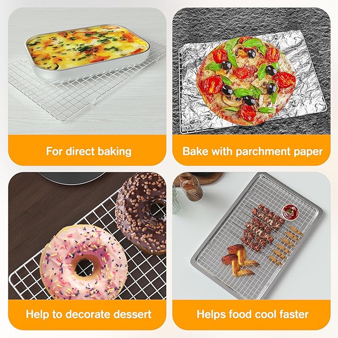 2PCS Cooling Racks for Cooking and Baking - Image 4