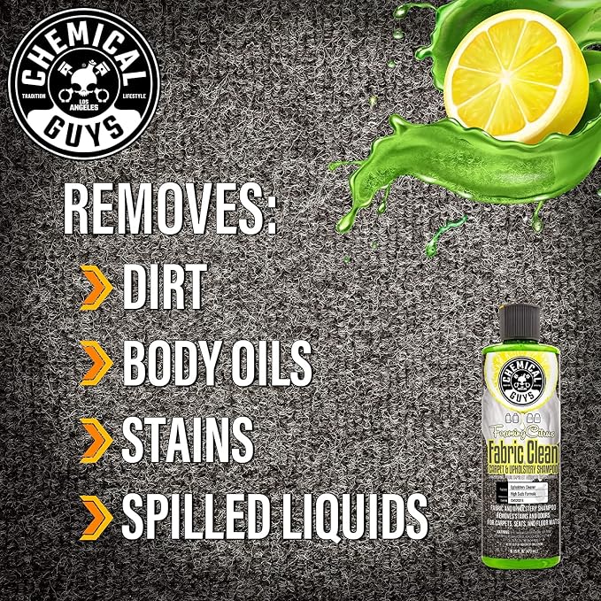 Chemical Guys Foaming Citrus Fabric Clean Drill Brush Kit - Image 8