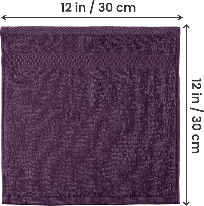 Utopia Towels 12 Pack Premium Wash Cloths Set, 12 by 12 Inches, 100% Cotton - Image 2