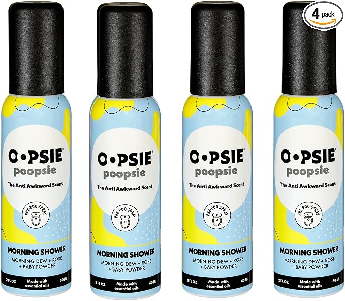 OOPSIE POOPSIE - Morning Shower - Before & After You Go Toilet Spray 2oz - by OopsiePoopsie