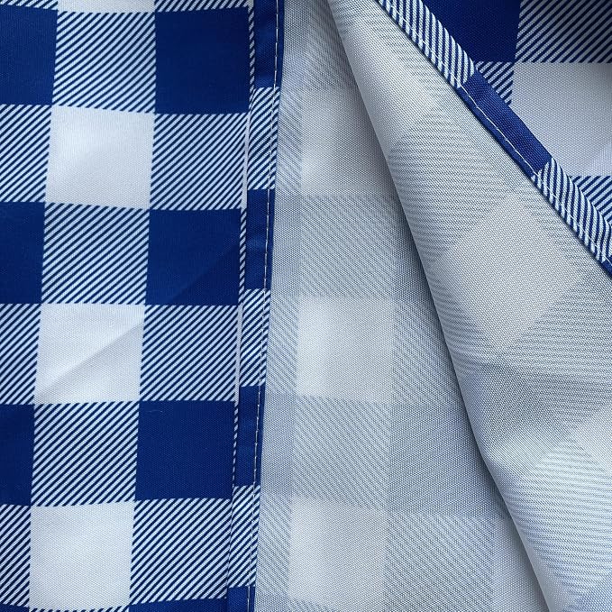 Waterproof Checkered Tablecloth Fabric - Image 9