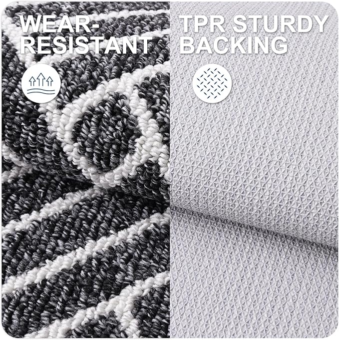OLANLY Runner Indoor Door Mat, 59x23 Inch, Dirt Resistant and Absorbent - Image 3