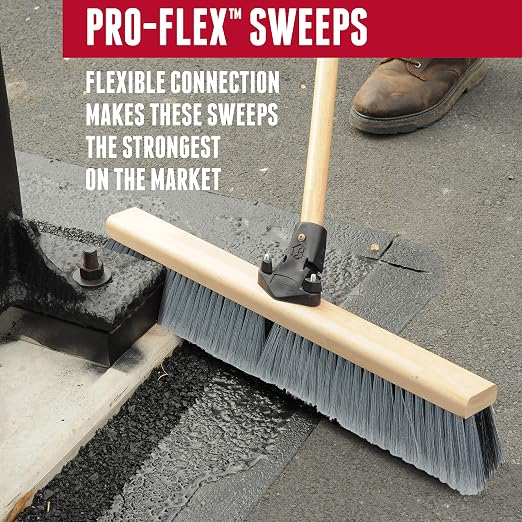 Weiler 44600 Pro-Flex 24" Block Size, Flagged Gray Polystyrene Fill - Image 6