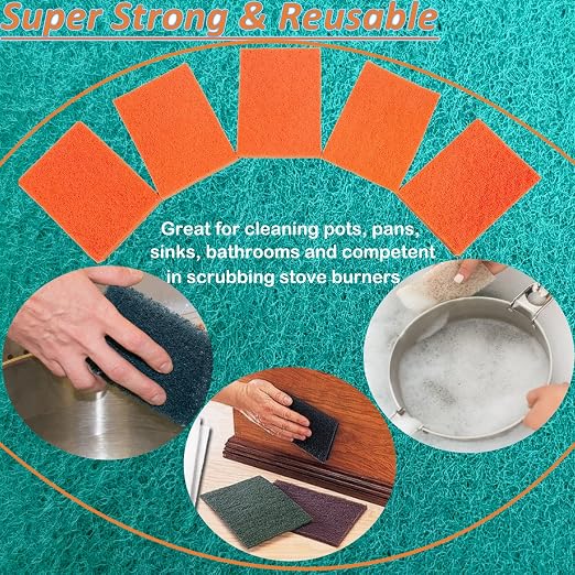 10 Pack 6 x 9 Inch 1500 Grit General Purpose Scuff Pads - Image 5