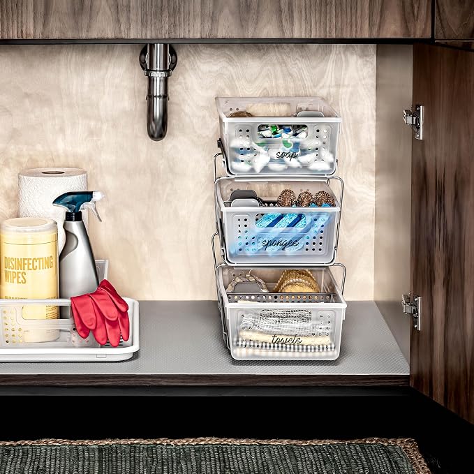 madesmart 2 Tier Organizer, Under Cabinet Storage - Image 2