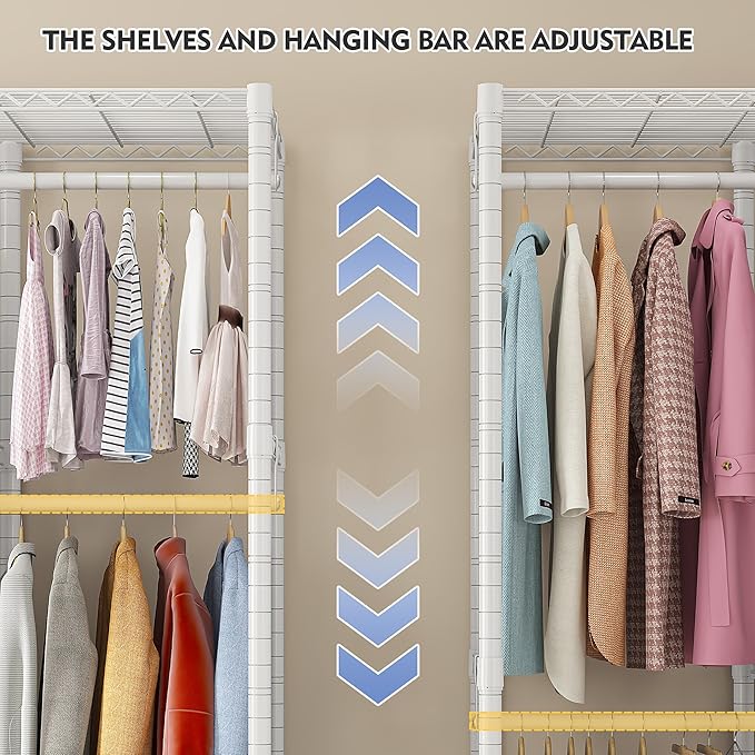 Raybee 90.6" W Clothes Rack - Image 8