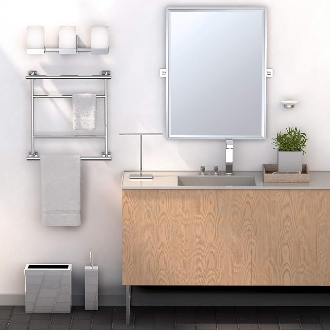 Gatco 1488 Elegant Square Toilet Brush Holder - Image 3