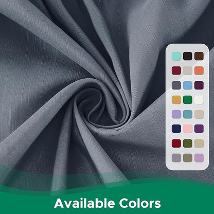 Biscaynebay Wrap Around Bed Skirts for King & Cal King Beds 16" Drop, Dark Grey Adjustable Elastic Dust Ruffles Easy Fit Wrinkle & Fade Resistant Silky Luxurious Fabric Solid Machine Washable