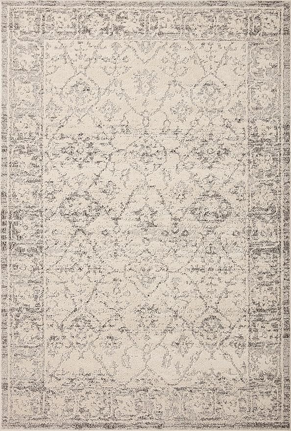 Loloi Magnolia Home by Joanna Gaines Gigi Collection GIG-02 Ivory/Stone 7'-10" x 10' Area Rug