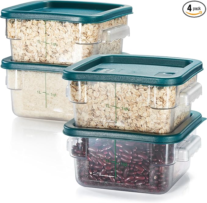 CURTA 4 Pack Food Storage Container by CURTA