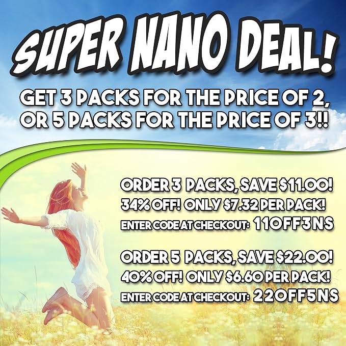 Nano Sponge Cleaning Sponges. Supersized Everyday Heavy Duty Household Kitchen - Image 5