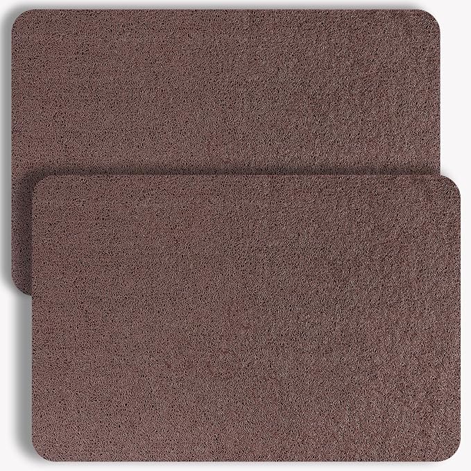 Non-Slip Bathtub Mat, 2 Pack Anti Slip Shower Mat, Fast Drying Bathtub Mats by Hargiis