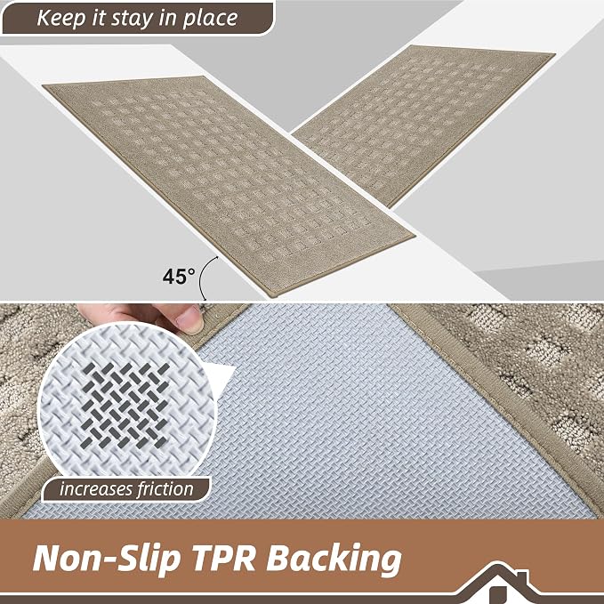 BEQHAUSE Waffle Door Mats Indoor 32"x48", Dog Mat - Image 5