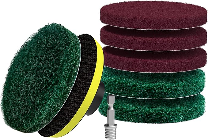 SCRUBIT Drill Brush Power Scouring Pads by SCRUBIT