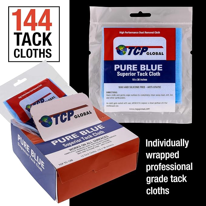 TCP Global Pure Blue Superior Tack Cloth, Automotive & Woodworking, - Image 3