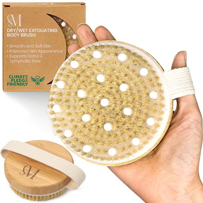 CSM Dry Brushing Body Brush for Lymphatic Drainage by CompleteSkinMakeover