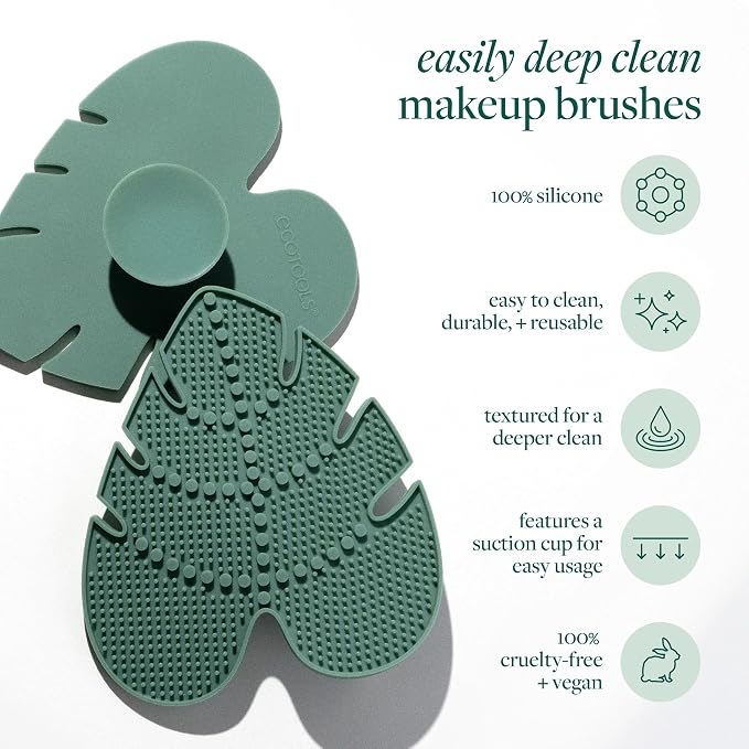 EcoTools Makeup Brush Cleansing Pad, Brush Cleaner Mat - Image 2